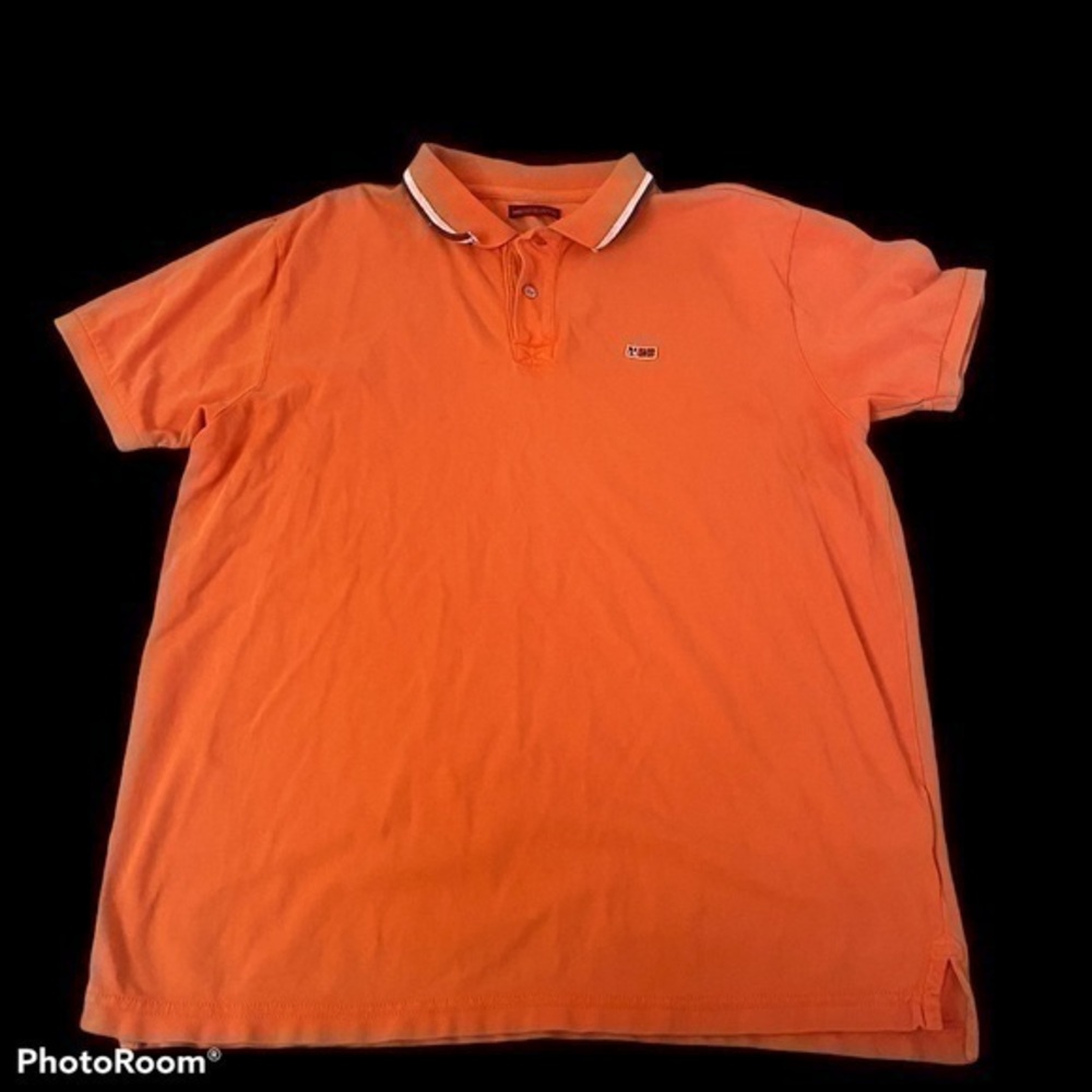 Napapijri orange polo shirt